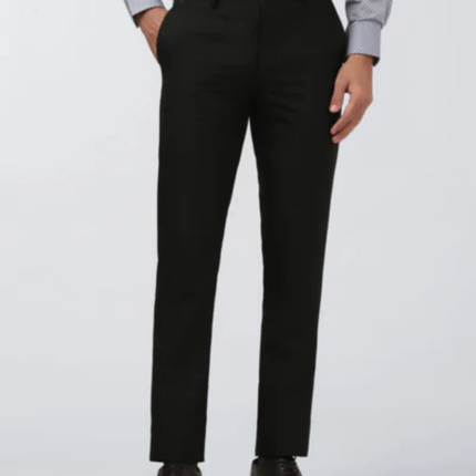 Black Solid Trouser - Luis