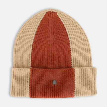 Women Beige Colour blocked Caps