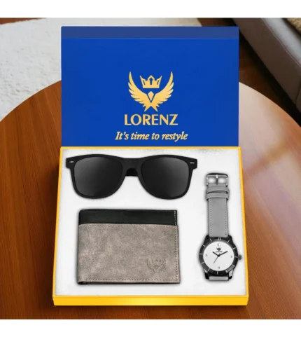 Lorenz Watch,Wallets,Sunglasses Formal Gift Set