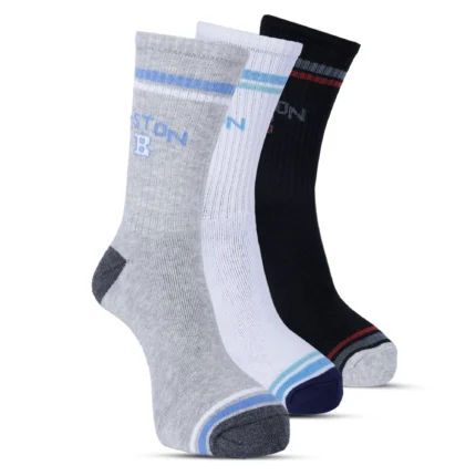 finzer Pack of 3 Men's Cotton Ankle Length Socks ( Multicolor )