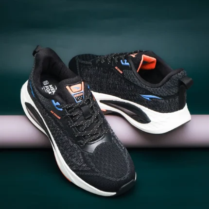 ASIAN TITAAN-06 Black Men's Sports Running Shoes